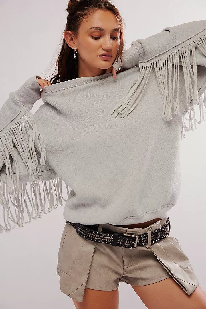 Frinella™ | Slouchy Fringe Vibe